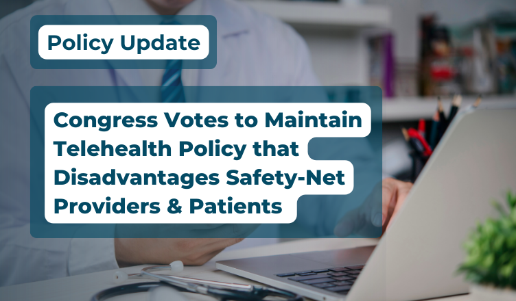 https://www.narhc.org/News/32910/Congress%2DVotes%2Dto%2DMaintain%2DTelehealth%2DPolicy%2Dthat%2DDisadvantages%2DSafety%2DNet%2DProviders%2D%2DPatients